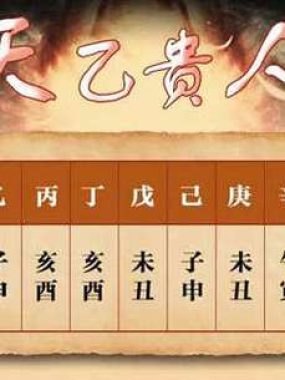 月柱天乙贵人显，运势提升贵人助